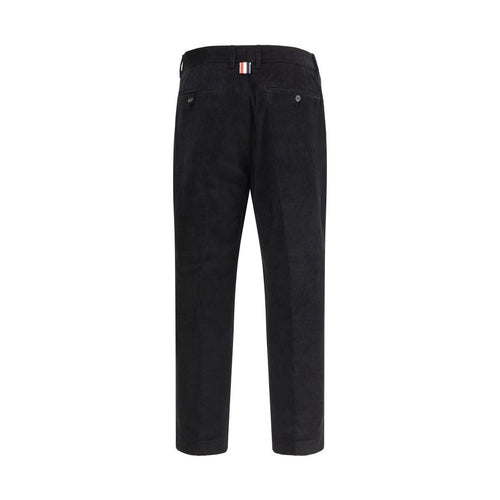 Thom Browne Black Cotton Chino Pants
