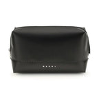 Marni Black Calf Leather Bos Taurus Shoulder Bag
