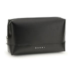 Marni Black Calf Leather Bos Taurus Shoulder Bag