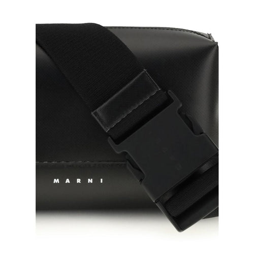 Marni Black Calf Leather Bos Taurus Shoulder Bag