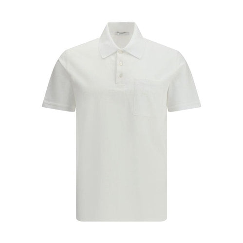 Givenchy White Cotton Polo Shirt
