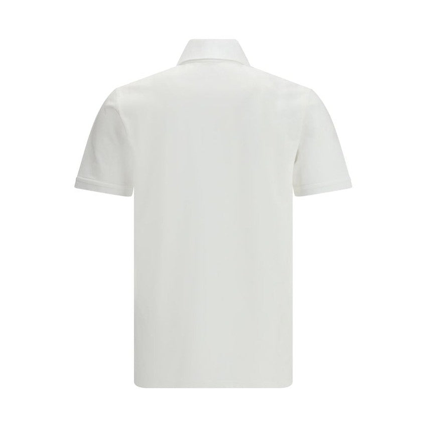 Givenchy White Cotton Polo Shirt
