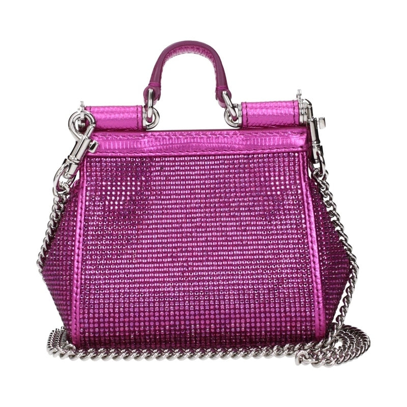 Dolce & Gabbana Pink Satin Handbag