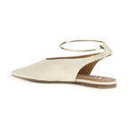 Jil Sander Beige Goatskin Ballet Flats