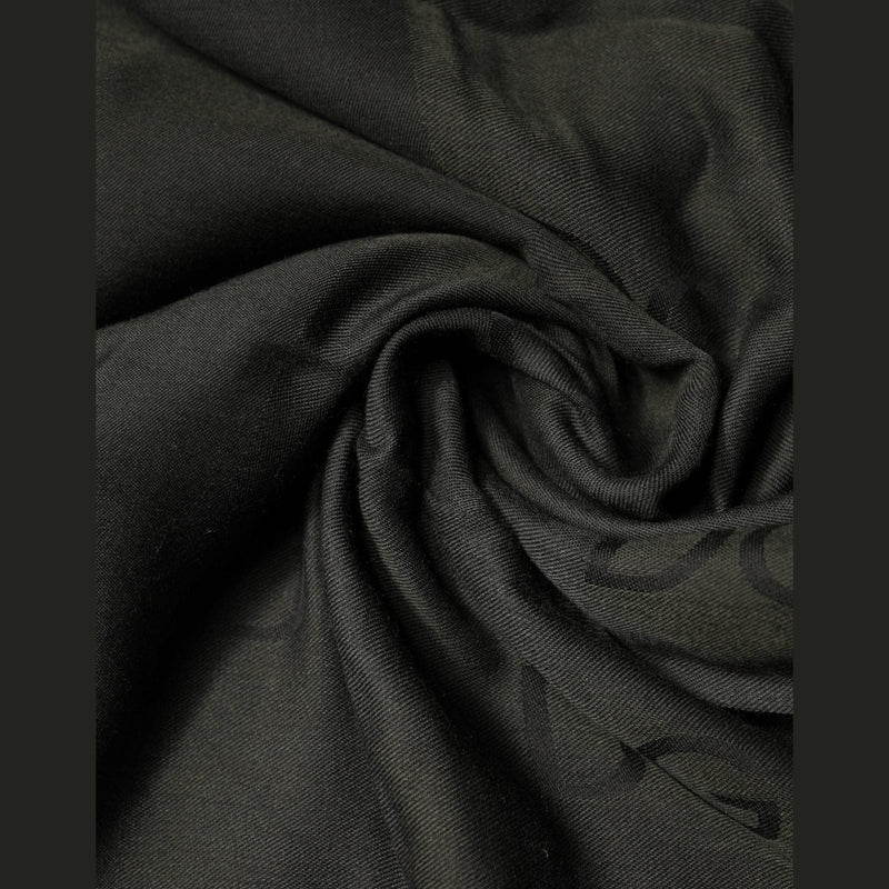 Dolce & Gabbana Black Modal Neck Wrap Men Shawl Men Scarf
