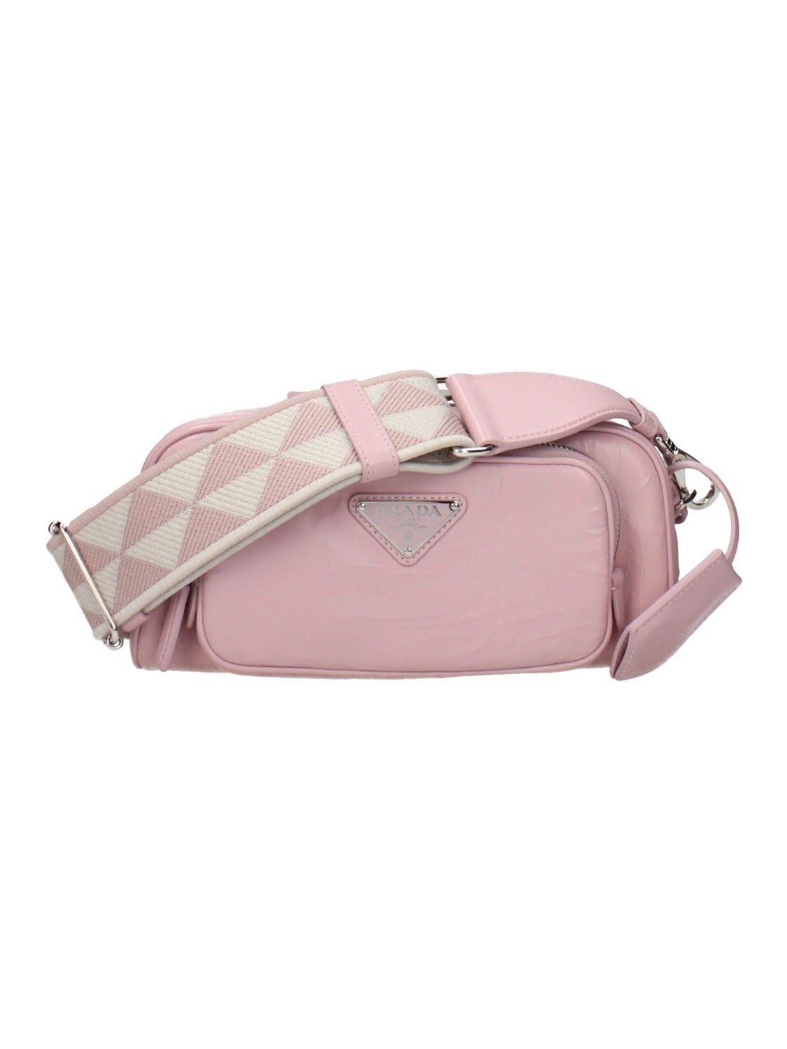 Prada Pink Leather Crossbody Bag
