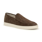 Brunello Cucinelli Brown Calf Leather Bos Taurus Slip-On Loafers