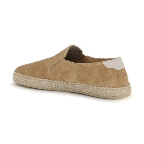 Brunello Cucinelli Beige Calf Leather Bos Taurus Espadrilles