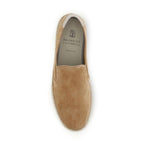 Brunello Cucinelli Beige Calf Leather Bos Taurus Espadrilles