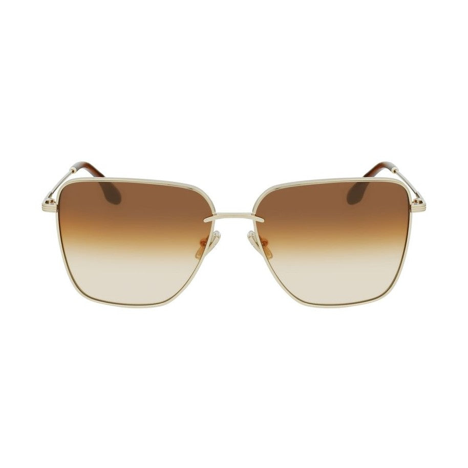 Victoria Beckham Gold Metal Sunglasses