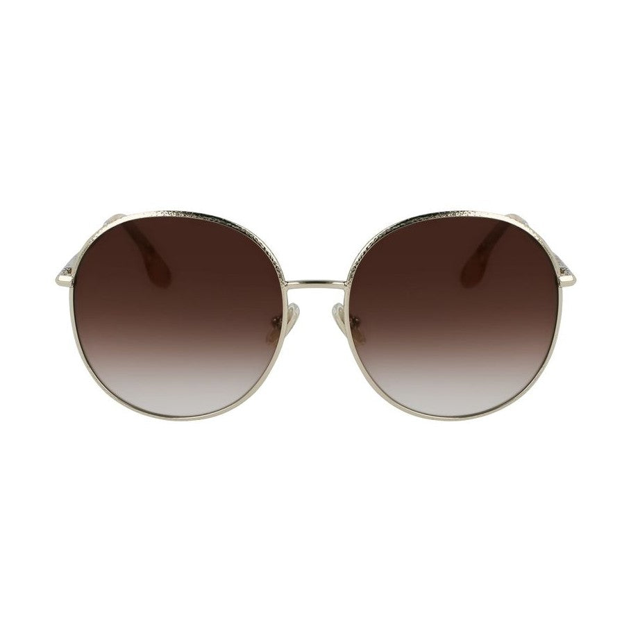 Victoria Beckham Gold Metal Sunglasses