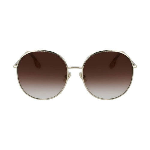 Victoria Beckham Gold Metal Sunglasses