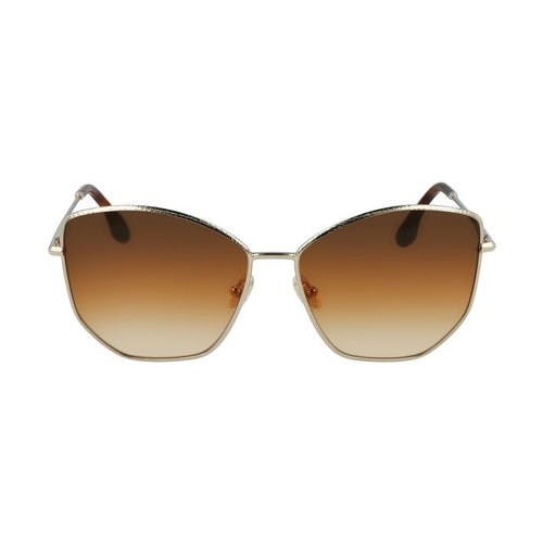 Victoria Beckham Gold Metal Sunglasses
