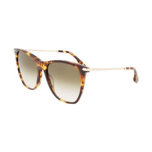 Victoria Beckham Brown Acetate Sunglasses