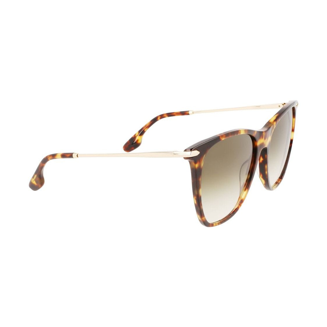 Victoria Beckham Brown Acetate Sunglasses