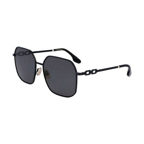 Victoria Beckham Black Metal Sunglasses