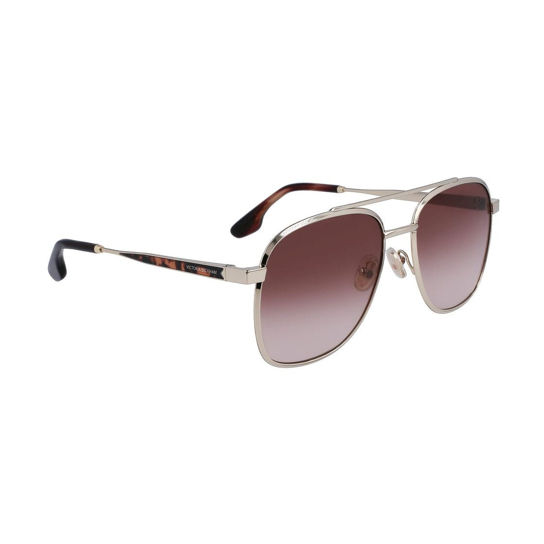 Victoria Beckham Gold Metal Sunglasses