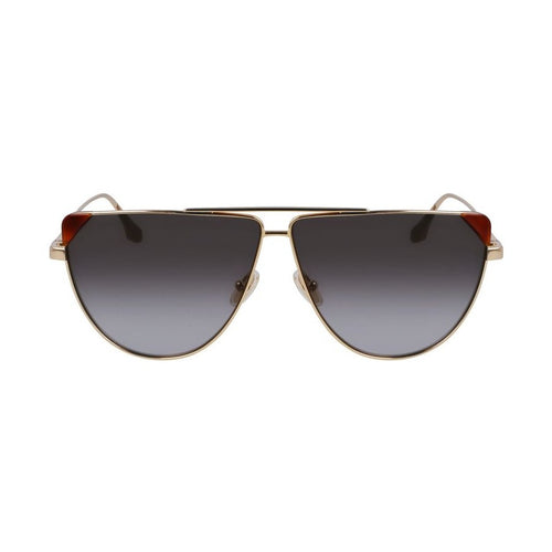 Victoria Beckham Brown Metal Sunglasses