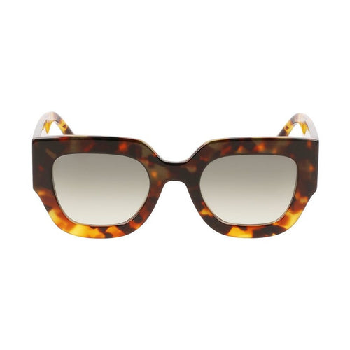Victoria Beckham Brown Acetate Sunglasses