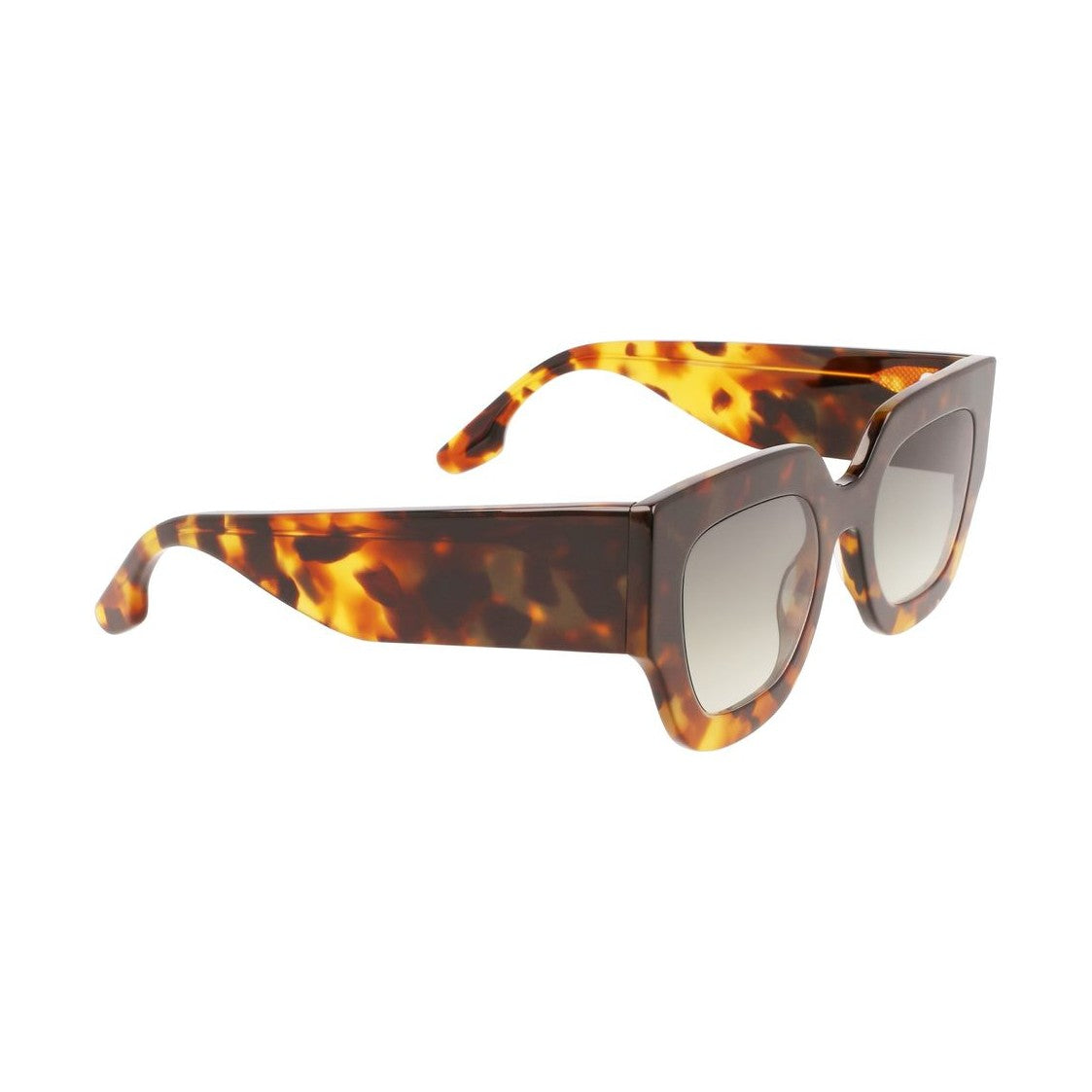 Victoria Beckham Brown Acetate Sunglasses