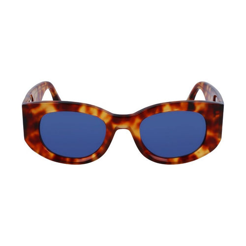 Victoria Beckham Brown Acetate Sunglasses