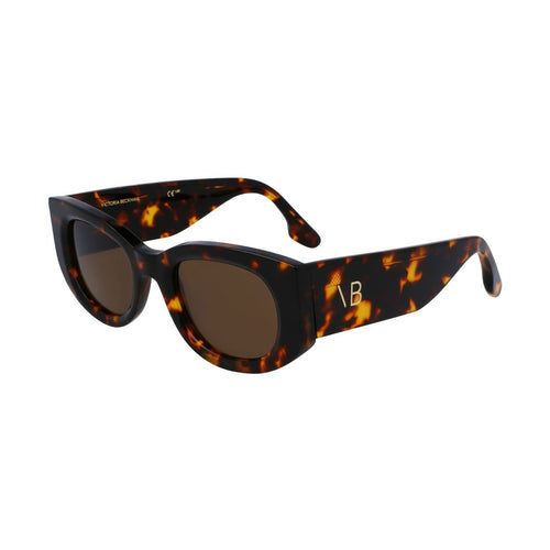 Victoria Beckham Brown Acetate Sunglasses
