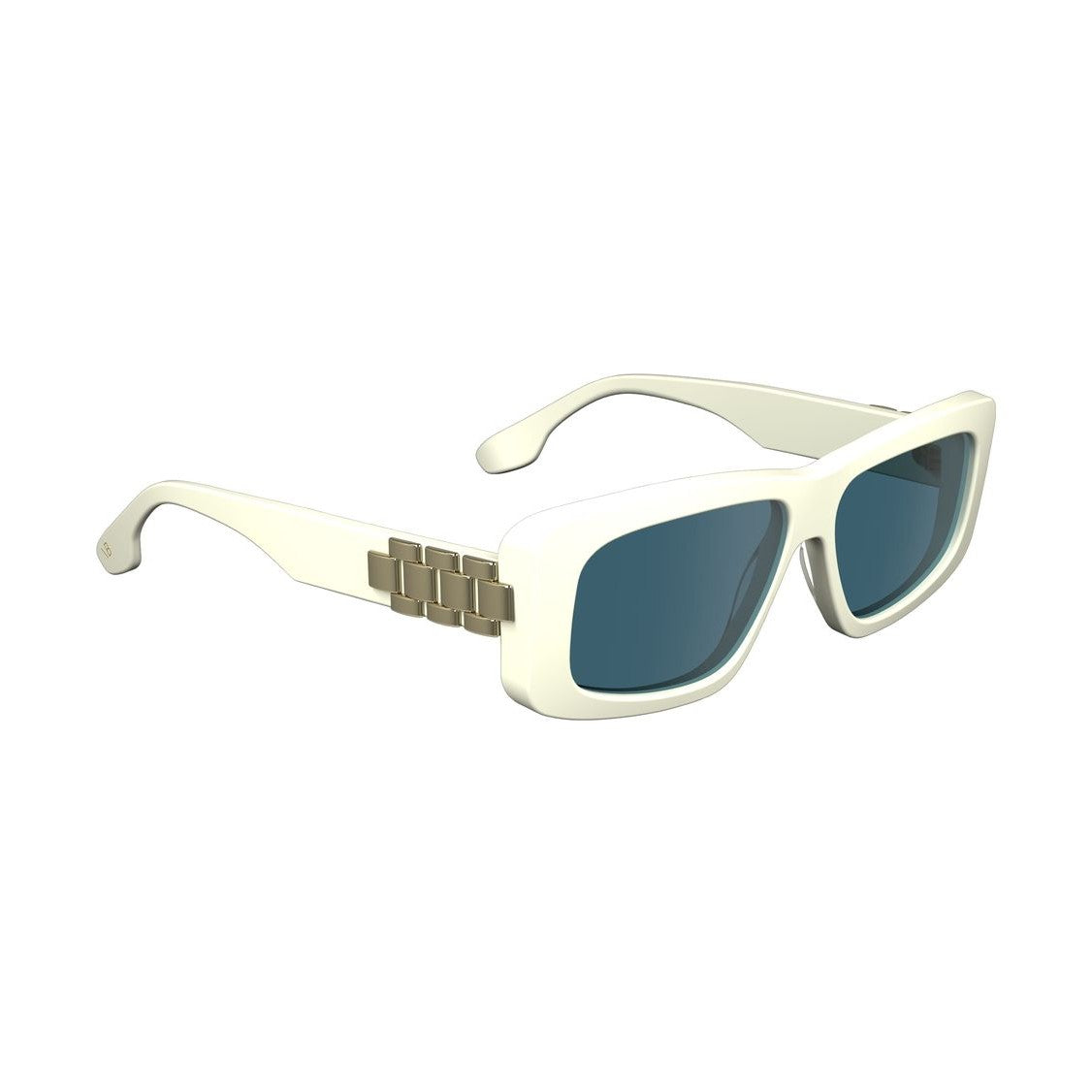 Victoria Beckham White Acetate Sunglasses