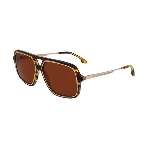 Victoria Beckham Brown Acetate Sunglasses