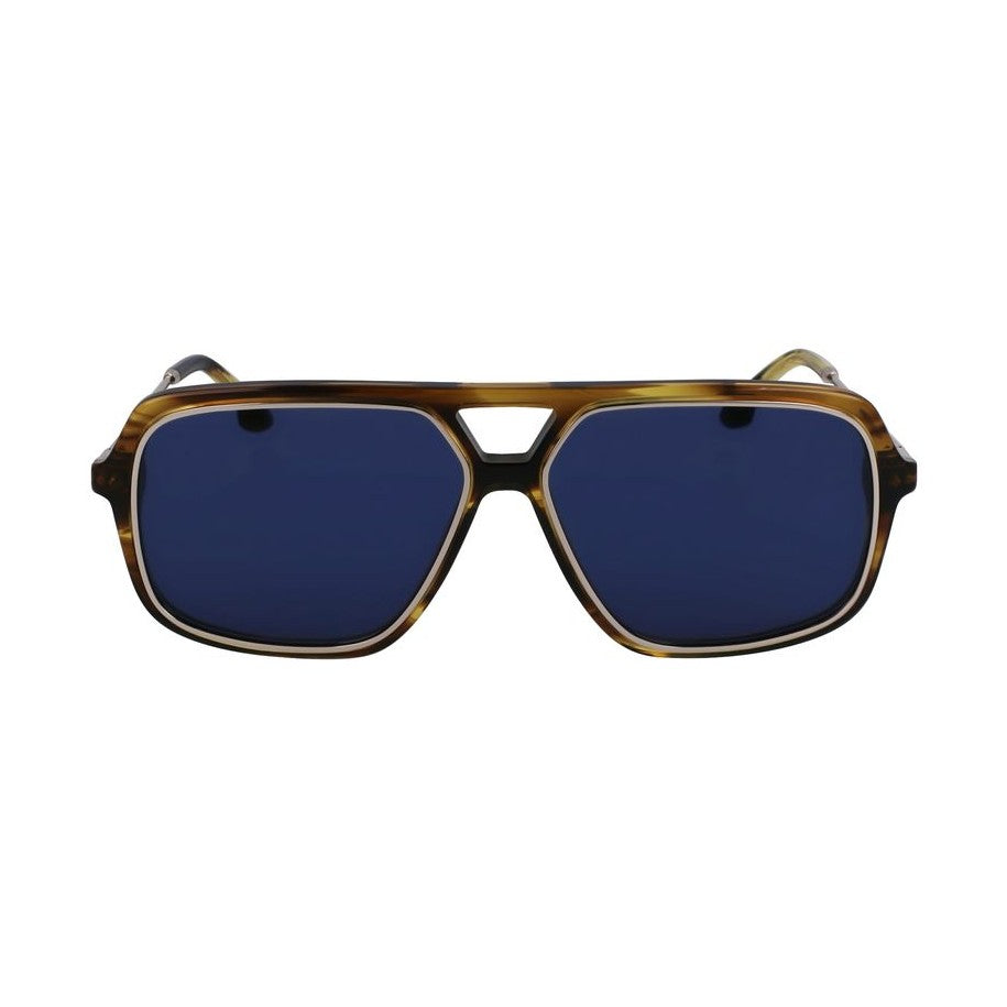 Victoria Beckham Brown Acetate Sunglasses
