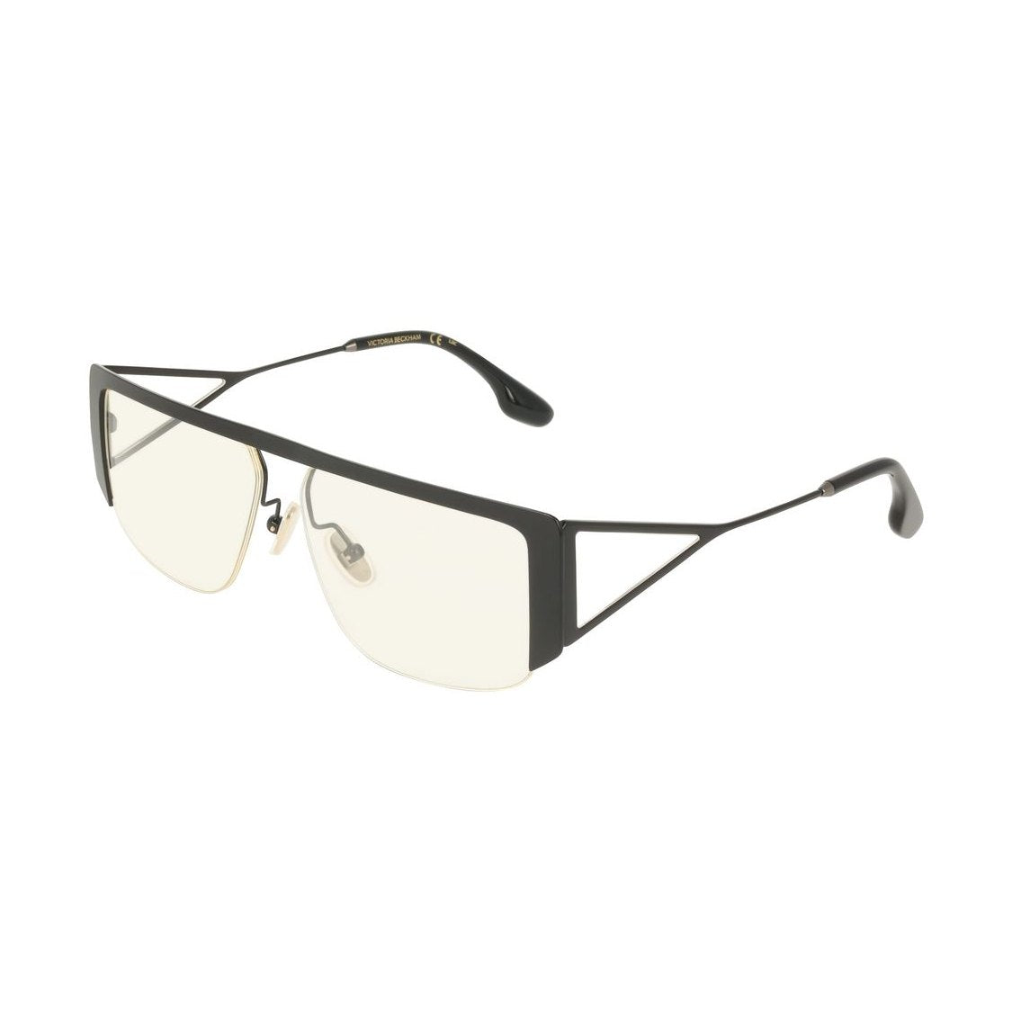 Victoria Beckham Black Metal Sunglasses