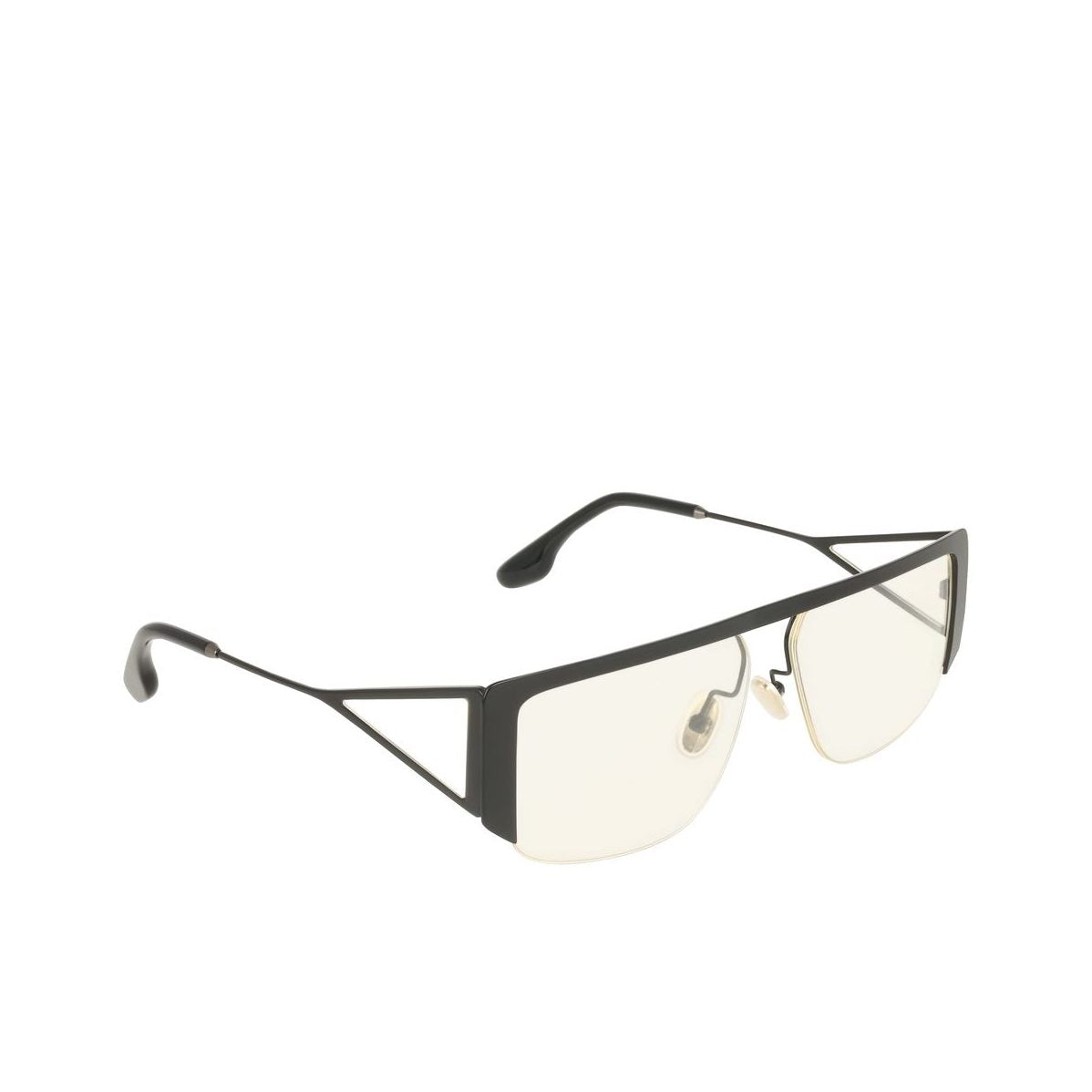 Victoria Beckham Black Metal Sunglasses