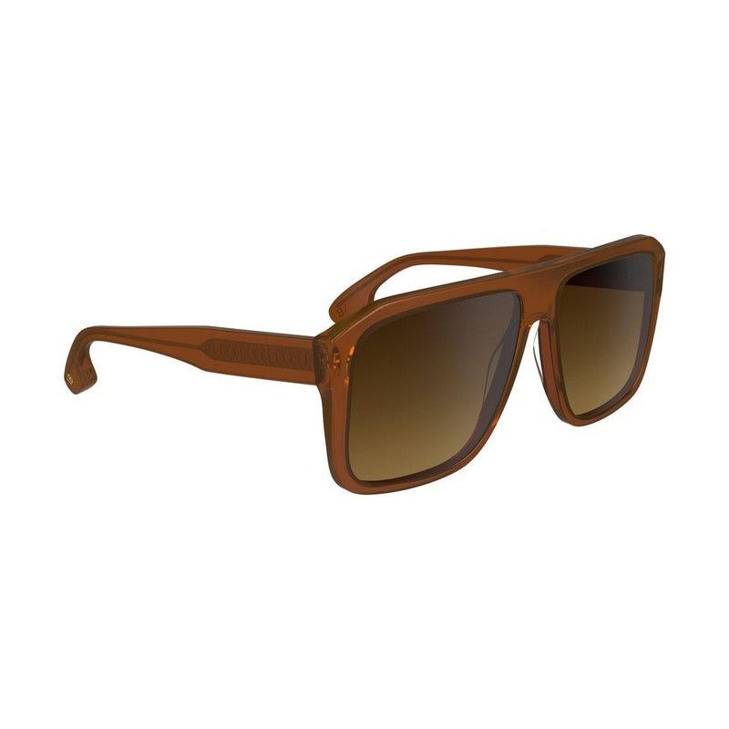 Victoria Beckham Brown Acetate Sunglasses