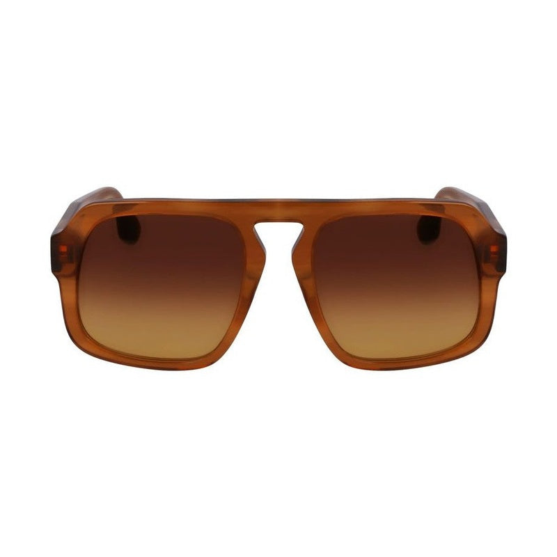 Victoria Beckham Gold Acetate Sunglasses