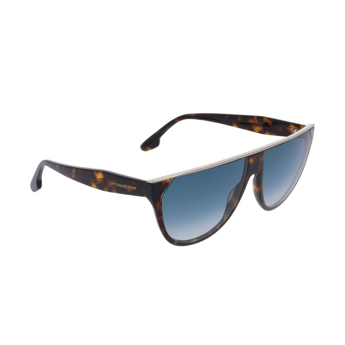Victoria Beckham Brown Acetate Sunglasses