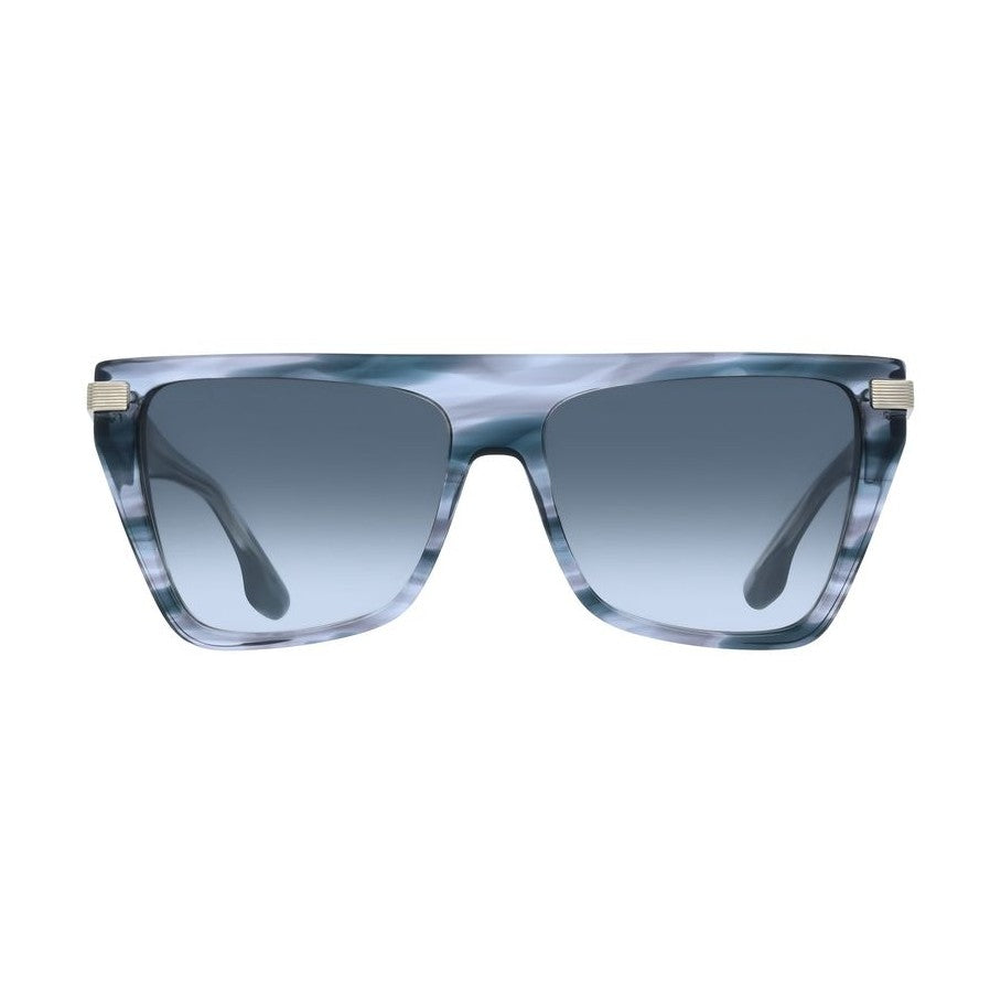 Victoria Beckham Gray Acetate Sunglasses