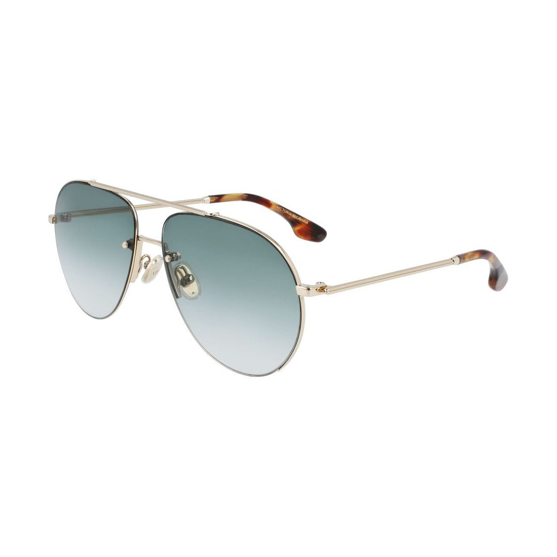 Victoria Beckham Gold Metal Sunglasses
