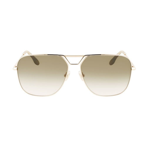 Victoria Beckham Gold Metal Sunglasses