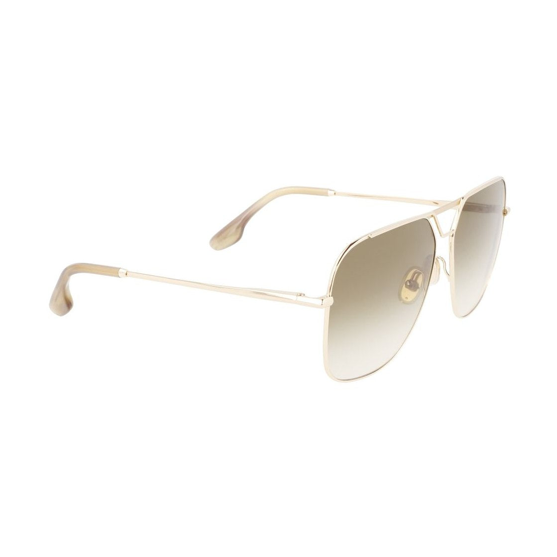 Victoria Beckham Gold Metal Sunglasses