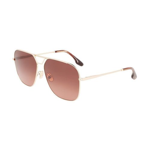 Victoria Beckham Gold Metal Sunglasses