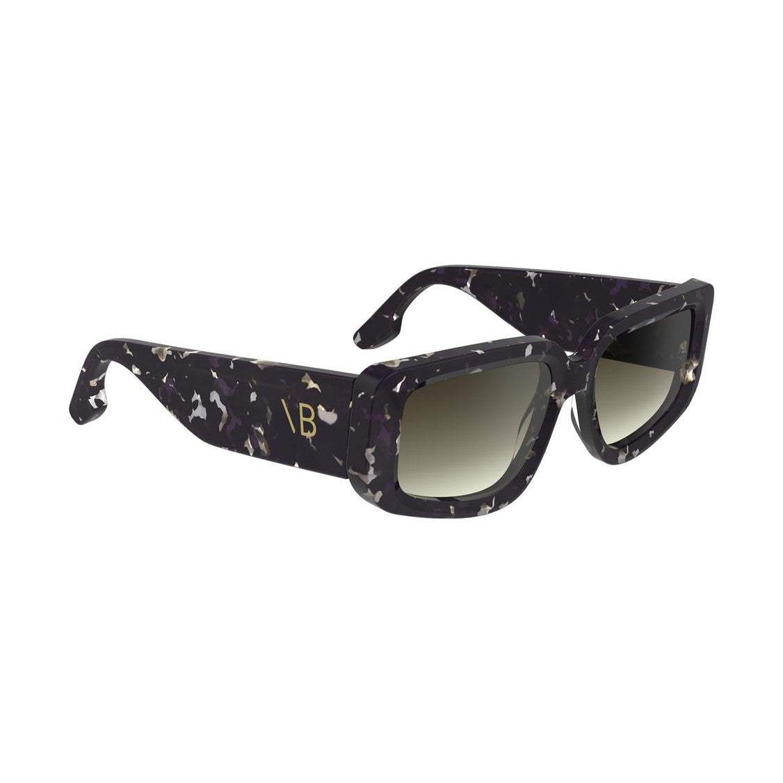 Victoria Beckham Black Acetate Sunglasses