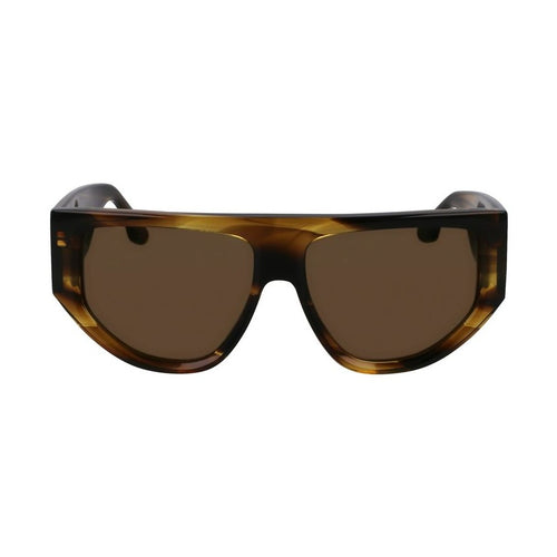 Victoria Beckham Brown Acetate Sunglasses