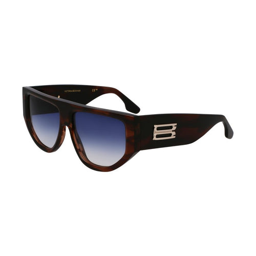 Victoria Beckham Brown Acetate Sunglasses