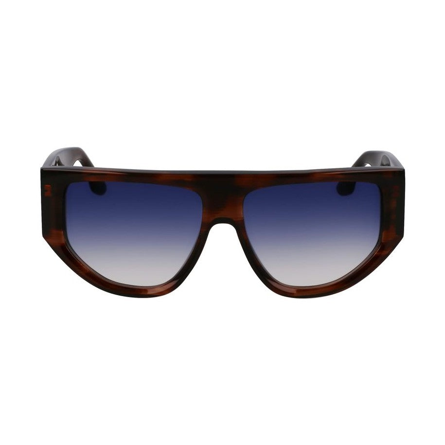 Victoria Beckham Brown Acetate Sunglasses