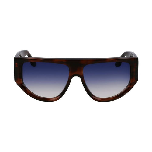 Victoria Beckham Brown Acetate Sunglasses