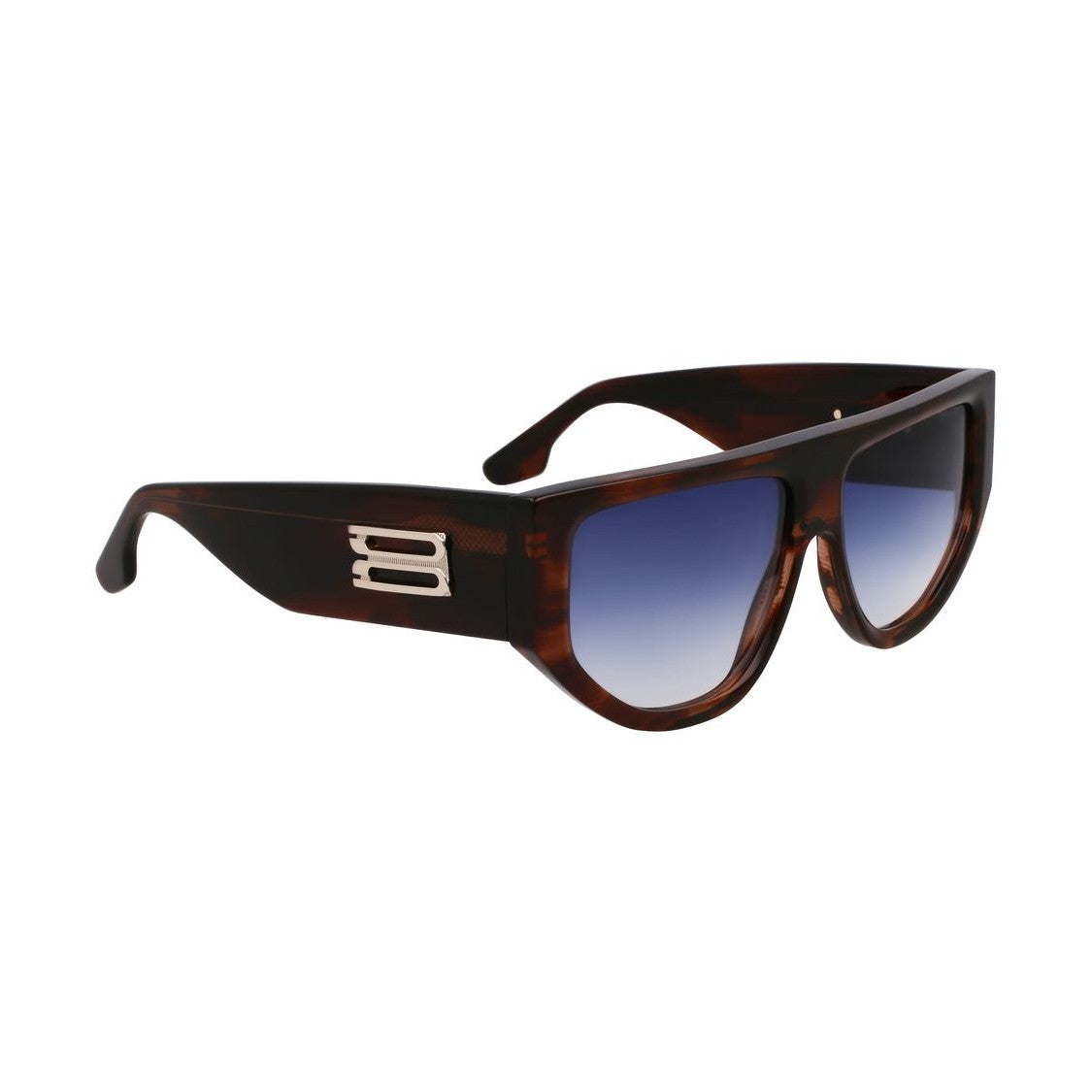 Victoria Beckham Brown Acetate Sunglasses