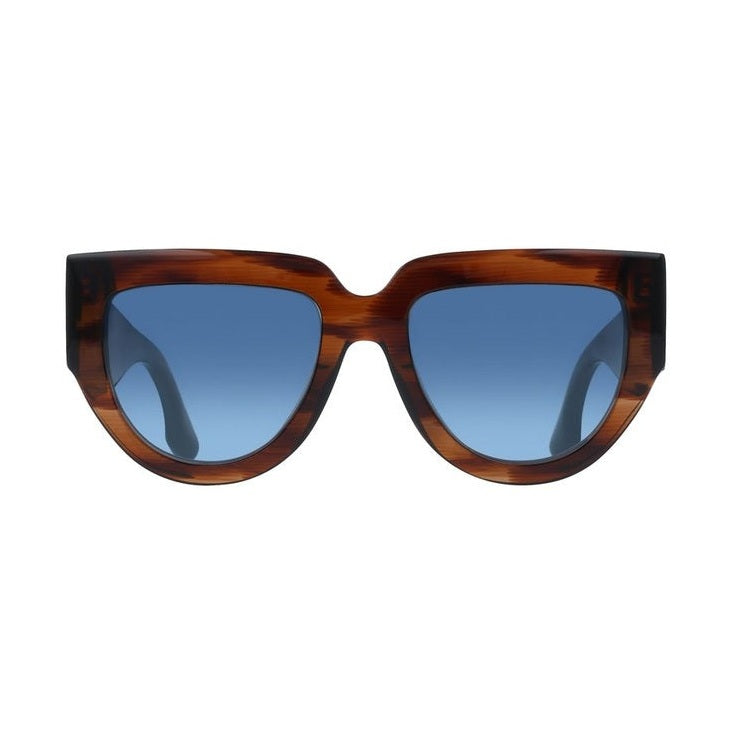 Victoria Beckham Brown Acetate Sunglasses