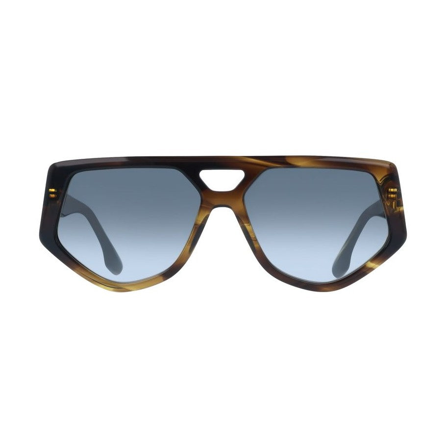 Victoria Beckham Brown Acetate Sunglasses