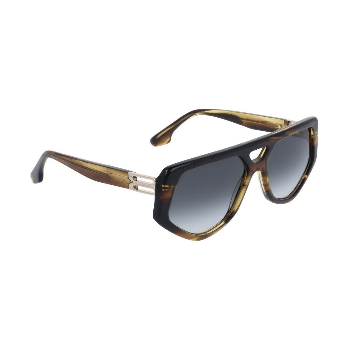 Victoria Beckham Brown Acetate Sunglasses