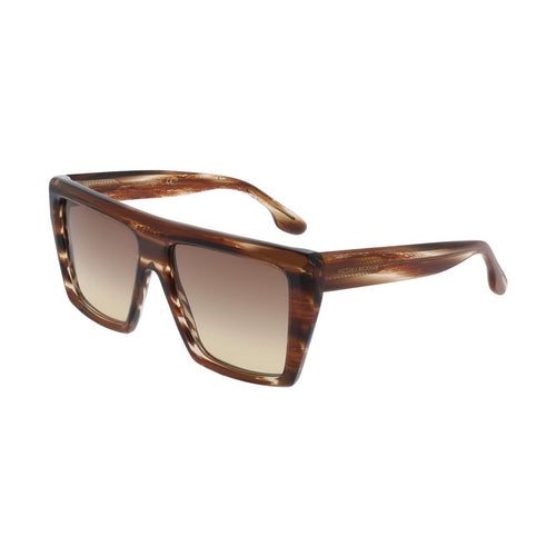 Victoria Beckham Brown Acetate Sunglasses