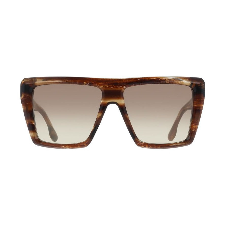 Victoria Beckham Brown Acetate Sunglasses